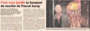 Pascal Zussy Artisan fleuriste à Mulhouse